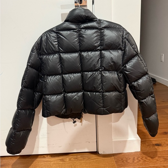 Miu Miu Black Cropped Puffer Jacket - Picture 2 of 2